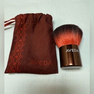 Aveda blush/powder Brush with Rich Red Design
